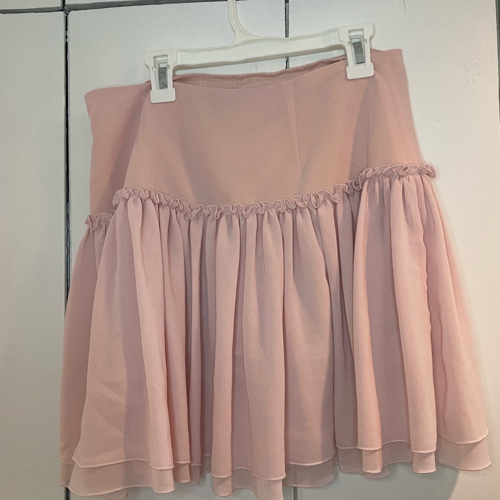 Banana Republic Light Pink A-Line Skirt